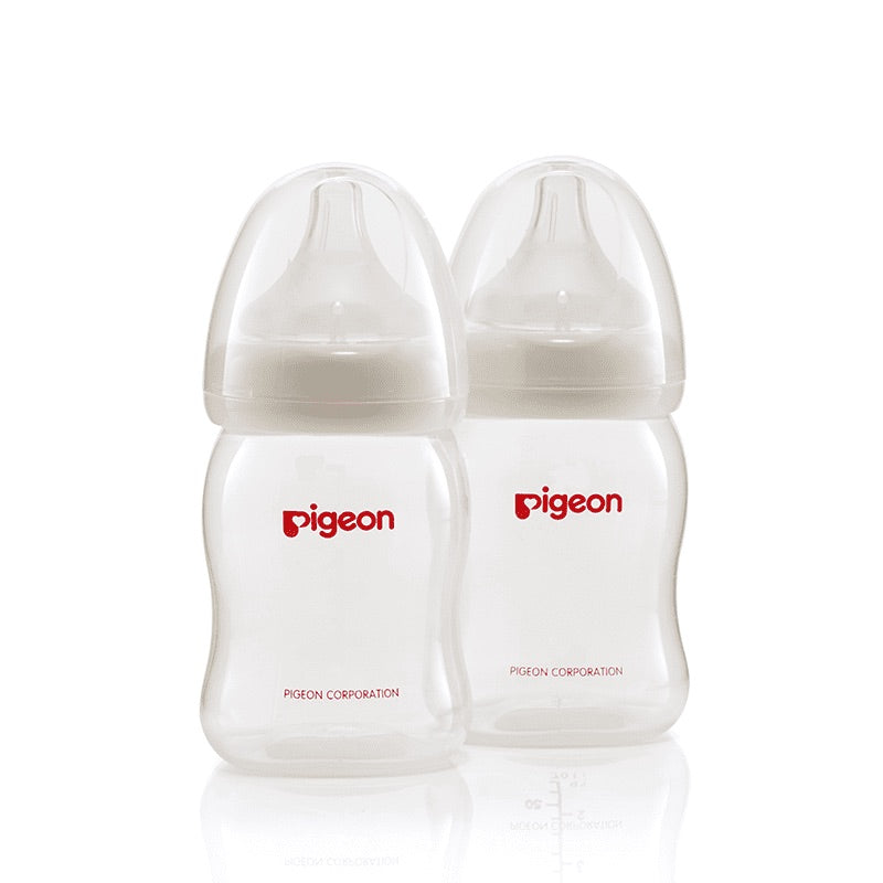 SET DE 2 BIBERON PLASTICO BOCA ANCHA 160 ML