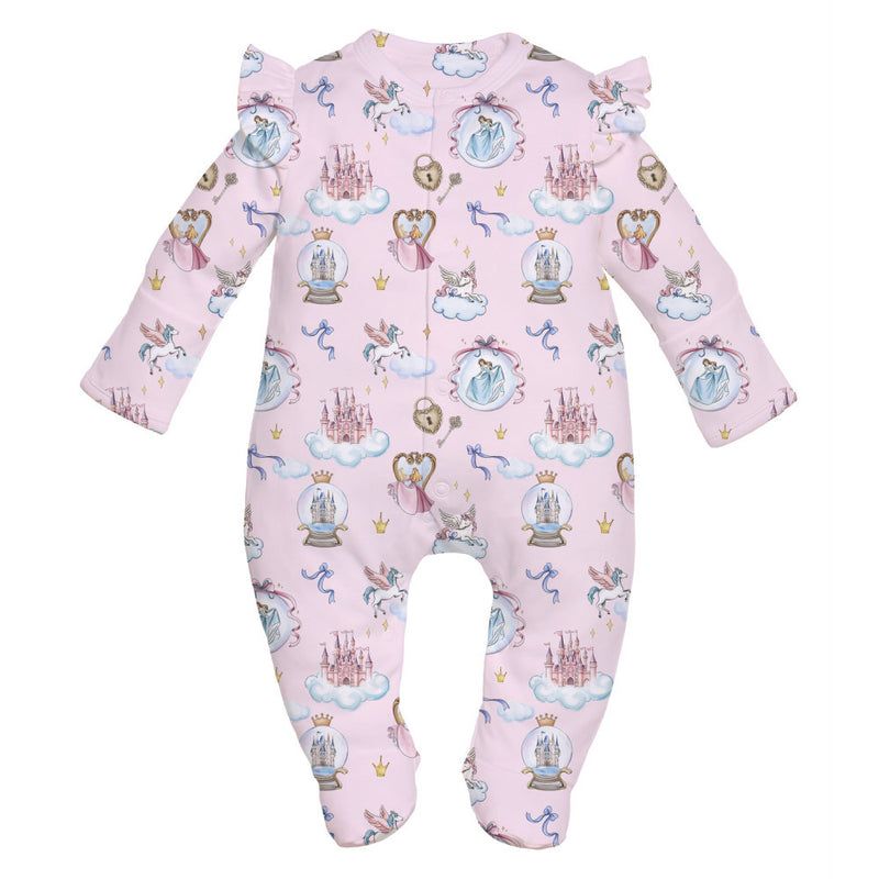 PIJAMA MANGA LARGA PARA BEBE PRINCESS NB-OS