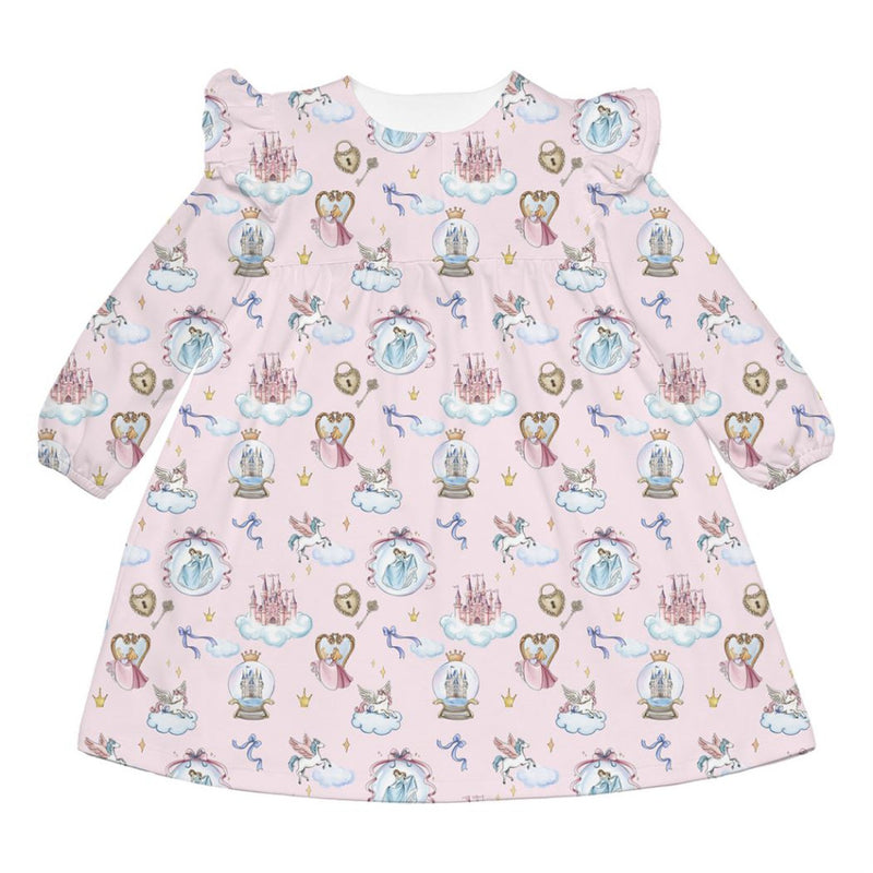 PIJAMA MANGA CORTA PARA  NIÑA PRINCESS 8-9