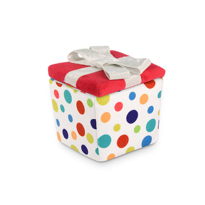 CAJA DE REGALO JUGUETE PARA PERRO - MULTICOLOR