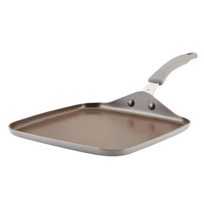 RACHAEL RAY COOK+CREATE SARTEN CUADRADO ANTIADHERENTE 11" GRIS RACHAEL RAY COOK+CREATE SARTEN CUADRADO ANTIADHERENTE 11" GRIS