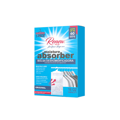 RENEW 3PK BOLSA ABSORBENTE DE HUMEDAD ORIGINAL 16oz