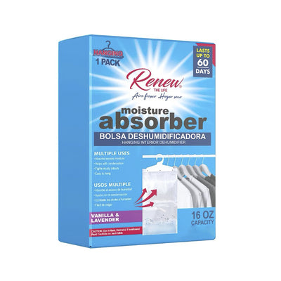 RENEW 1PK BOLSA ABSORBENTE DE HUMEDAD VAINILLA Y LAVANDA 16oz