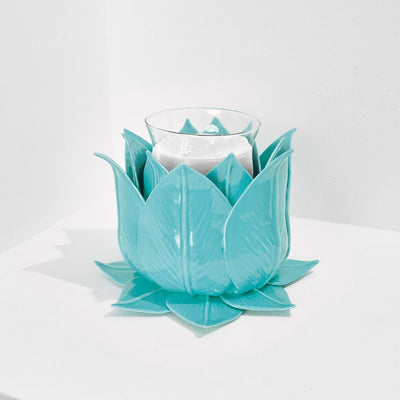 CANDELABRO FOGLIA ACQUA