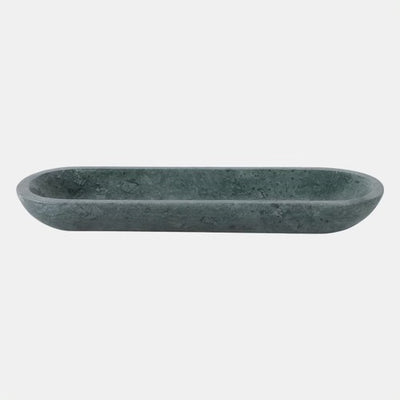 BOWL OVALADO DE MARMOL 18X16"-GREEN