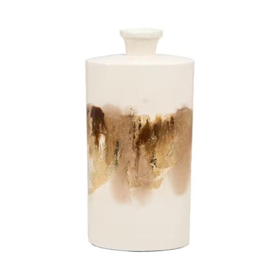 JARRÓN DECORATIVO-PEARL/GOLD 15"
