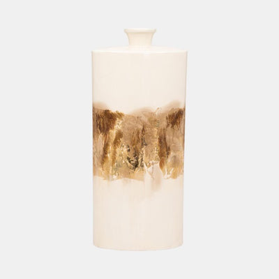 JARRÓN DECORATIVO-PEARL/GOLD 20"