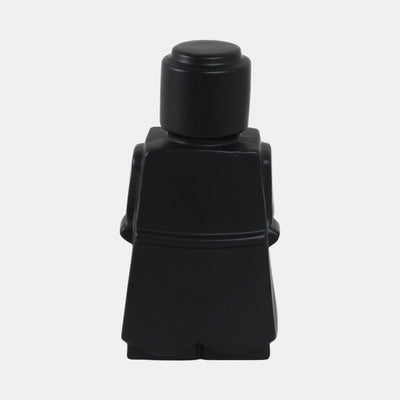 FIGURA DECORATIVA BLOCK GIRL 12"-BLACK