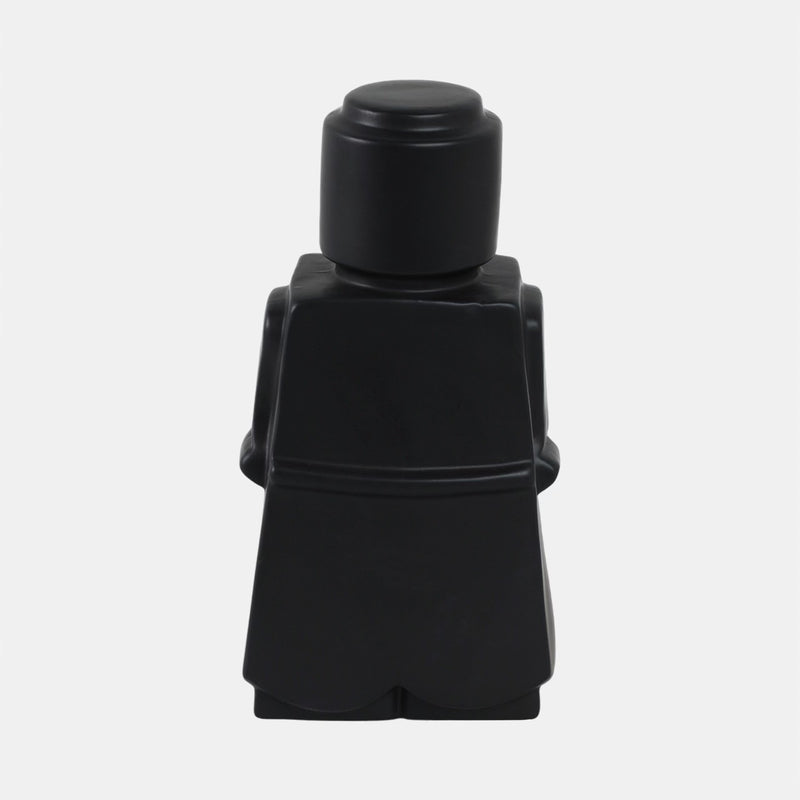 FIGURA DECORATIVA BLOCK GIRL 12"-BLACK