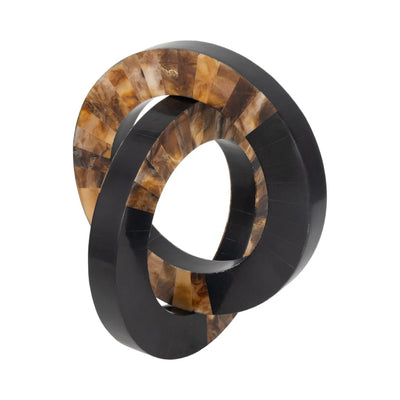 DECORACION ENLACE DE RESINA KORESH DE 12", MULTICOLOR DECORACION ENLACE DE RESINA KORESH DE 12", MULTICOLOR