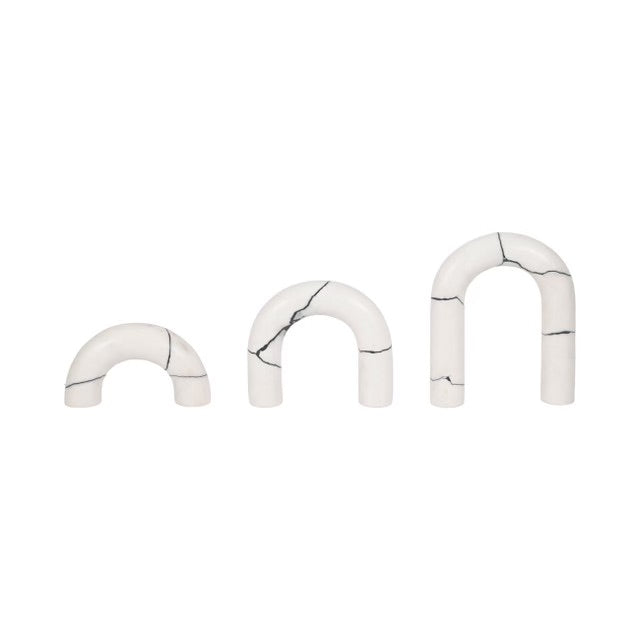 SET DE ARCOS DE MARMOL 3 PCS-5/7/8"