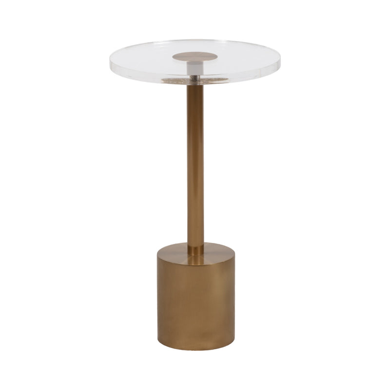 MESA ACENTUAL DE ACRÍLICO TALIA DE 21"