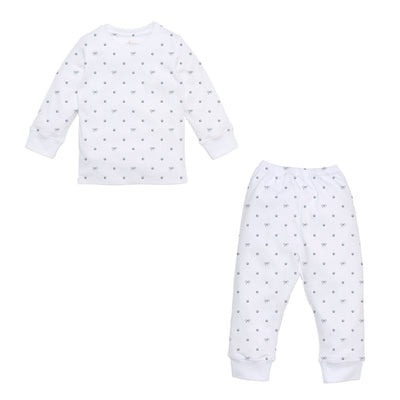 PIJAMA PARA BEBE MANGA LARGA SILVER MOOM 9-12