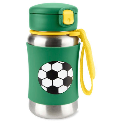 BOTELLA C/PAJITA D/ACERO INOXIDABLE SPARK (FUTBOL) BOTELLA C/PAJITA D/ACERO INOXIDABLE SPARK (FUTBOL)