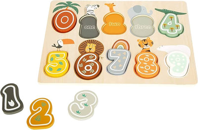 NUEMEROS PUZZLE-SAFARI ROMPECABEZAS DE NUMEROS DE SAFARI