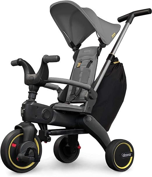 triciclo plegable para niños S3 color gris