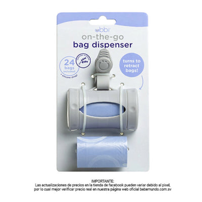 DISPENSADOR DE BOLSAS OTG GRIS DISPENSADOR DE BOLSAS OTG GRIS