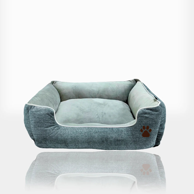 CAMA PARA MASCOTAS GRIS AZUL - TALLA XL (100*70*30cm)