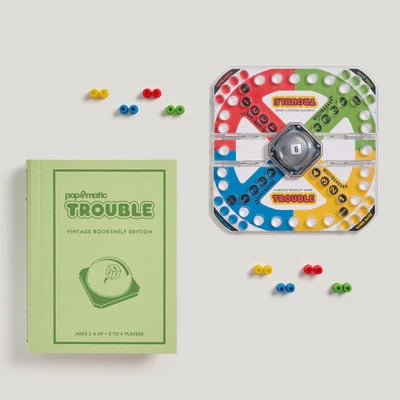 JUEGO DE MESA TROUBLE VINTAGE BOOKSHELF EDITION