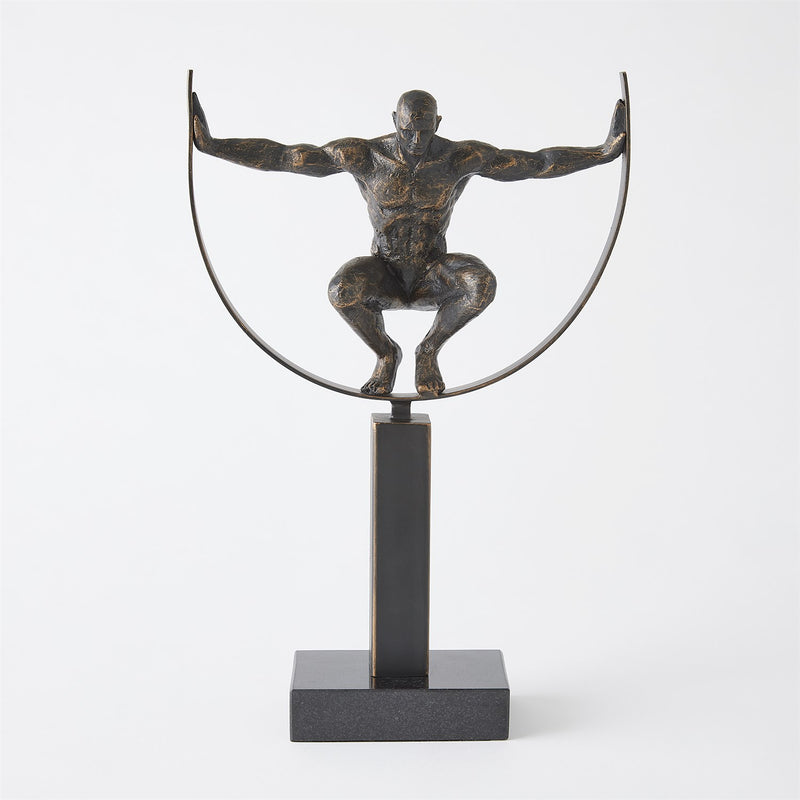 ESCULTURA FORTITUDE BRONCE