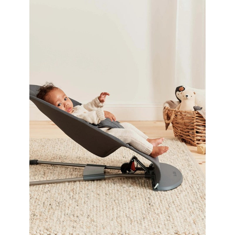 BABYBJÖRN BOUNCER BLISS  SILLA DE REBOTE- COLCHA DE PETALOS,  ANTHRACITE