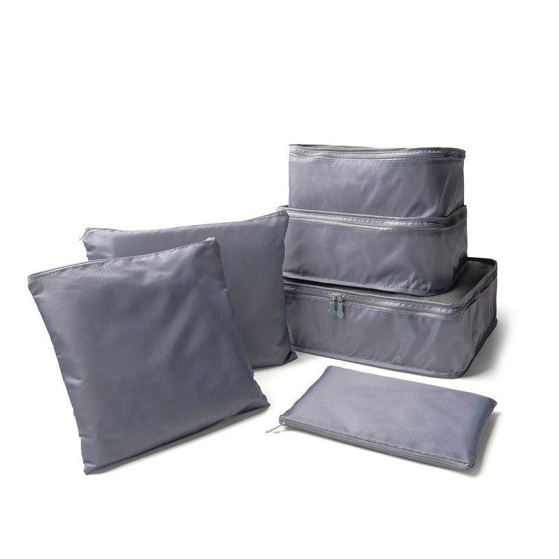 SET DE 6 BOLSAS CUBO DE EMBALAJE GRIS