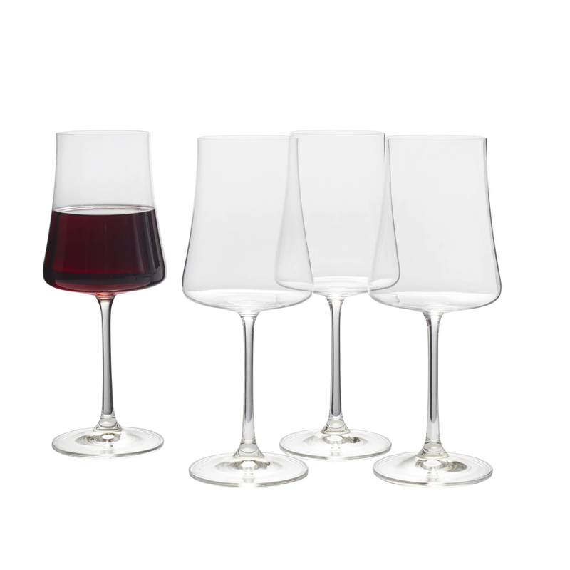 SET DE 4 COPAS DE VINO TINTO DE 18OZ