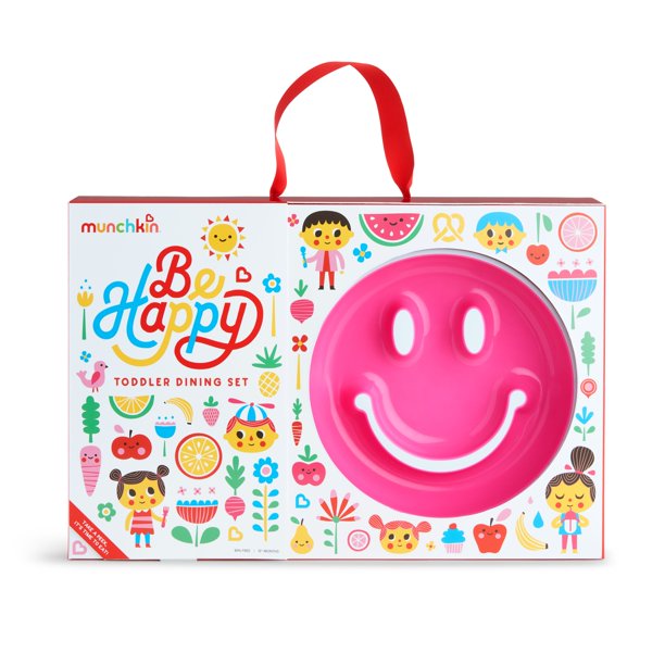 SET DE REGALO - BE HAPPY ROSADO