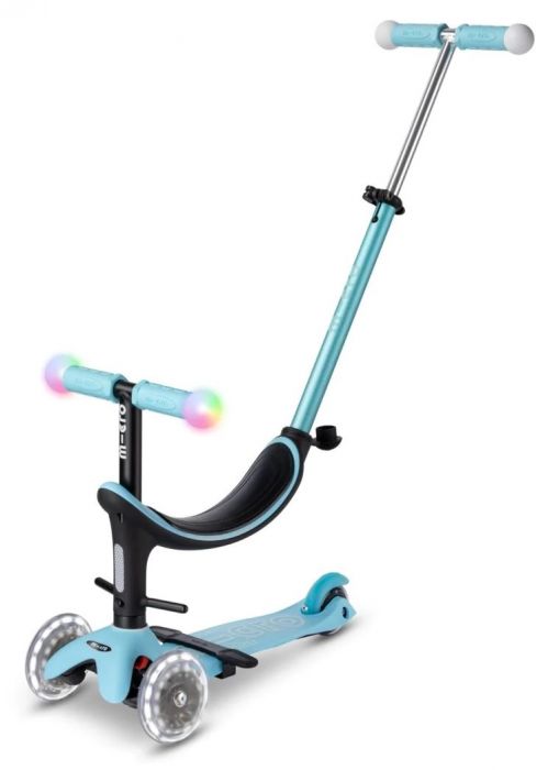 MINI SCOOTER MAGICO LED - AZUL