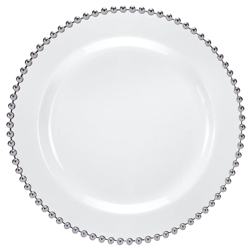 SET DE 10 PLATOS 10.5-BLANCO/PLATA