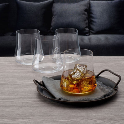 SET DE 4 VASOS DE WHISKY DE 14OZ