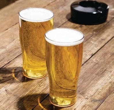 SET DE 4 VASOS DE CERVEZA TASTEFUL- 20OZ.