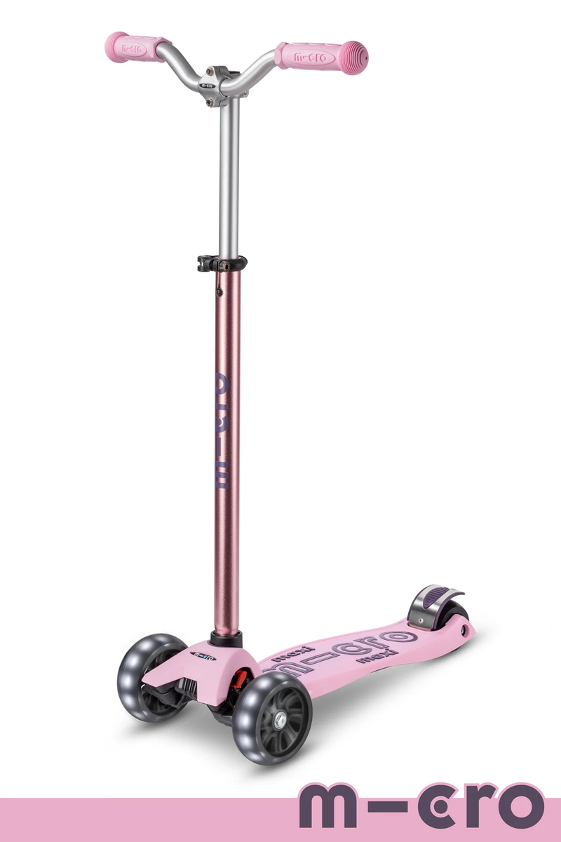 SCOOTER MAXI PRO LED-ROSA