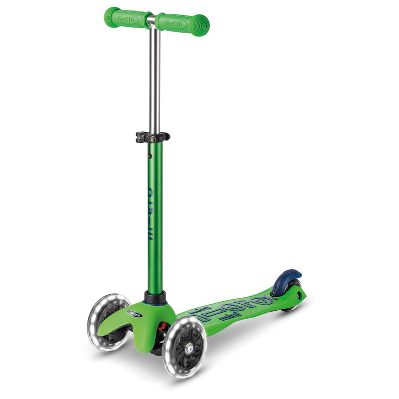 SCOOTER MINI DELUXE LED - VERDE/AZUL