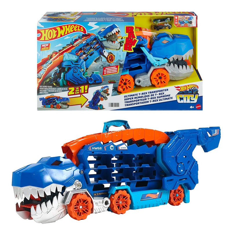 HOT WHEEL TRANSPORTADOR DINOSAURIO PARA VEHICULOS