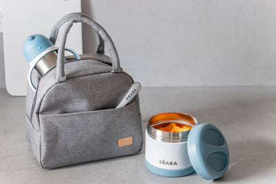 ON-THE-GO MEAL SET CON BOLSA DE ALMUERZO-CELESTE