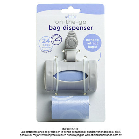 DISPENSADOR DE BOLSAS OTG GRIS