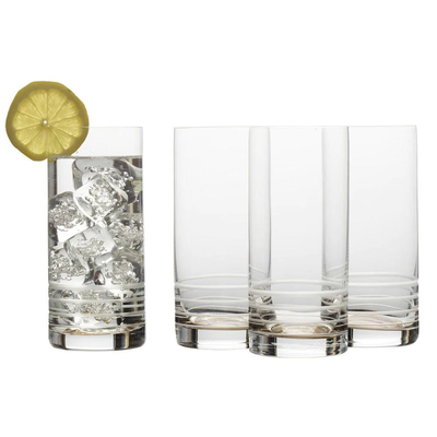 SET DE 4 VASOS HIGHBALL DE 17OZ - GRIS