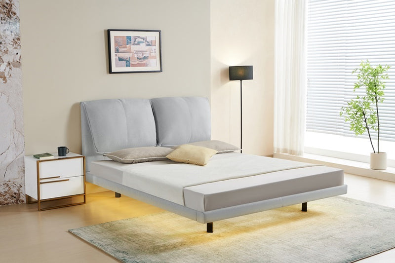 CAMA QUEEN / COLOR LIGHT GREY