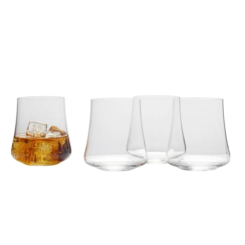 SET DE 4 VASOS DE WHISKY DE 14OZ