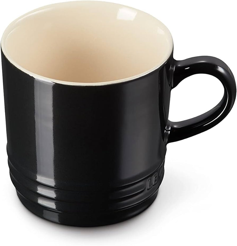 TAZA DE CAPUCHINO 200ML -NEGRO