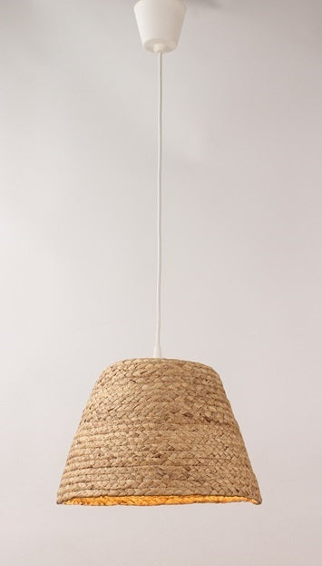 LAMPARA COLGANTE TEJIDA 1.5M 1XE27, COLOR NATURAL, 25W MAX