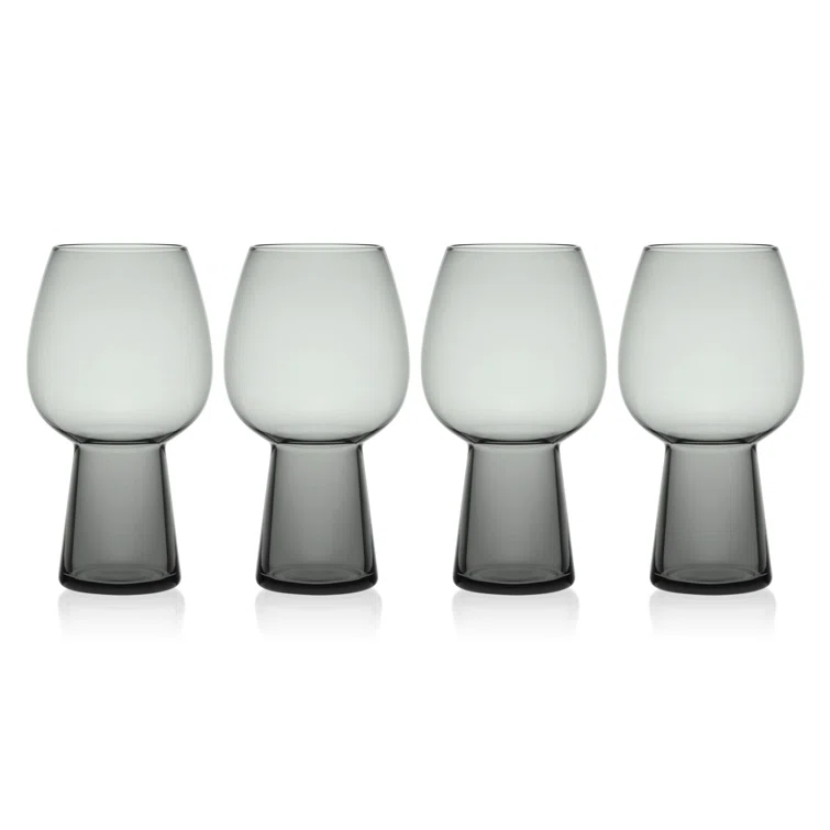 SET DE 4 VASOS P/CERVEZA DE 19OZ -C/GRIS