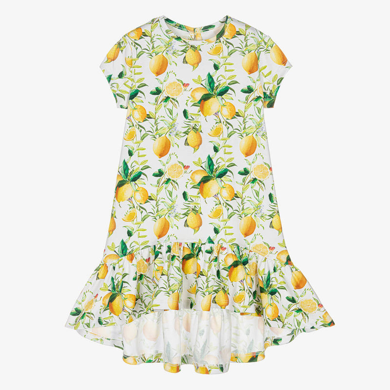 PIYAMA DE VESTIDO CORTO-LEMON TALLA 4/5