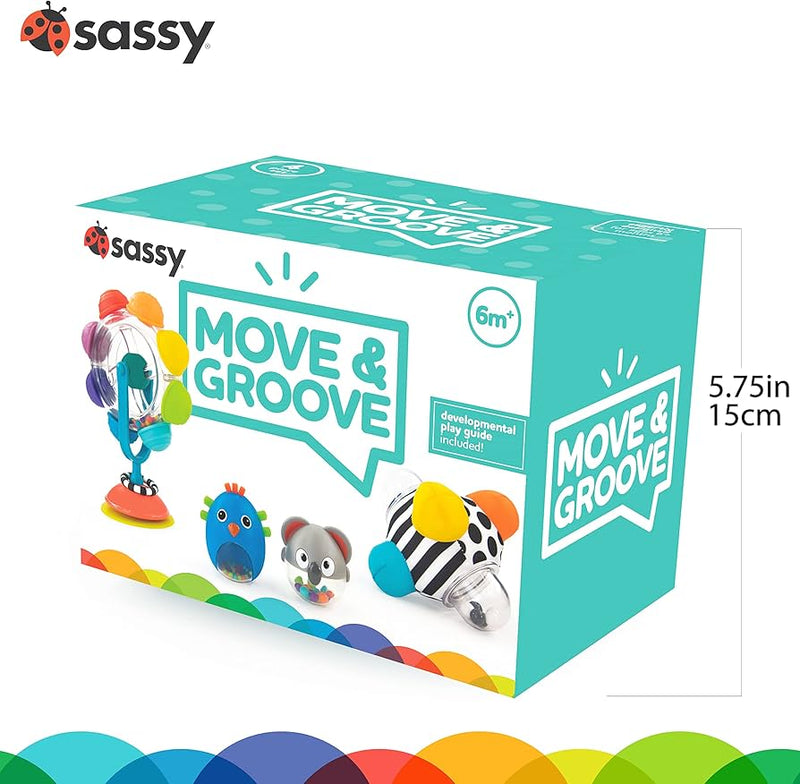 JUGUETE SASSY CAJA CON 4 UNIDADES