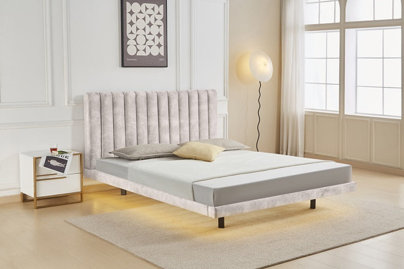 CAMA KING/ COLOR BEIGE