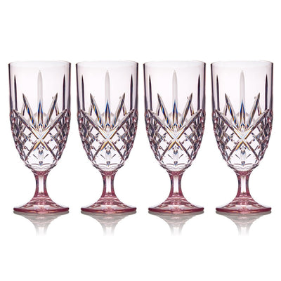DUBLIN SET DE VASOS DE ACRILICO DE 4 PCS