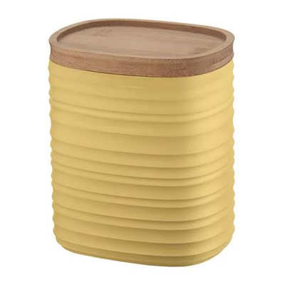 FRASCO DE PLASTICO 12.3 x 9.4 x 15 cm (AMARILLO)