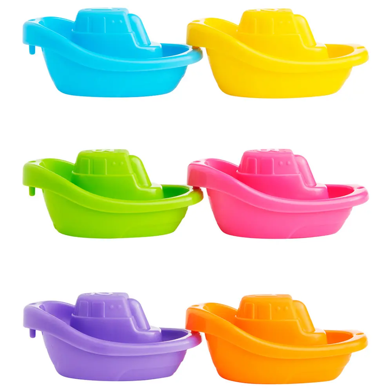 SET DE 6 JUGUETES PARA BANERA -MULTICOLOR