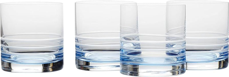 SET DE 4 VASOS DE WHISKY DE 15.5OZ - AZUL